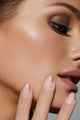Static Nails - Reusable Pop-On Manicures - Rose Gold Velvet French Almond - Nail Extensions at Beyond Polish