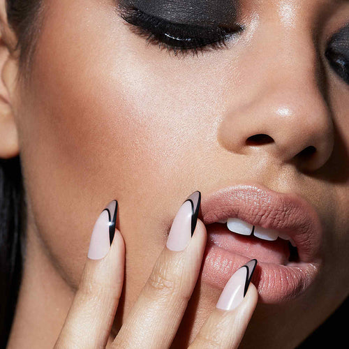 Static Nails - Reusable Pop-On Manicures - Sheer Fixation Almond