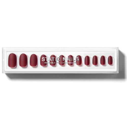 Static Nails - Reusable Pop-On Manicures - Thorns & Roses Round