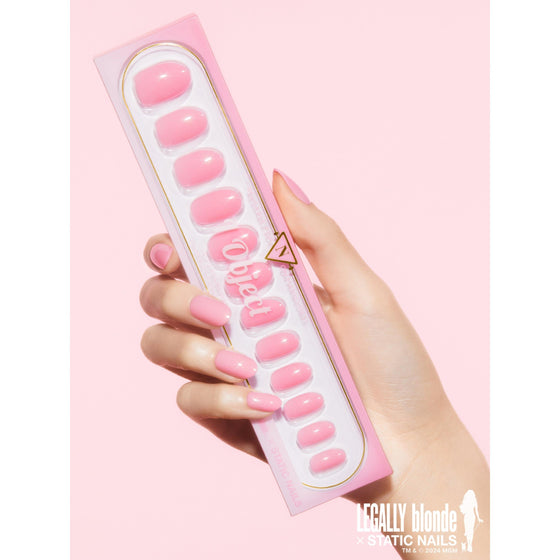 Static Nails x Legally Blonde - Reusable Pop-On Manicures - I Object! - Nail Extensions at Beyond Polish