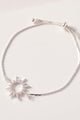 Sun Burst Bracelet in Silver - Bracelets at Beyond Polish