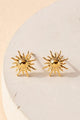 Sun Stud 14K Earrings in Gold - Earrings at Beyond Polish