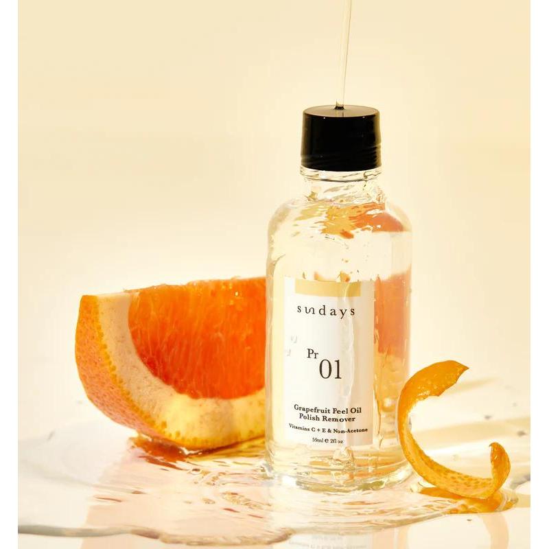 Sundays - Grapefruit Peel Oil Polish Remover - Cleansers & Removers at Beyond Polish