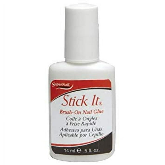 Supernail - Stick It Brush On Nail Glue .5 oz - Manicure & Pedicure Tools at Beyond Polish