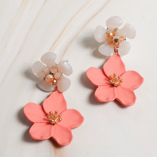 Sweet Pea Floral Earrings