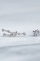 Taurus 24k White Gold Plated Studs - Earrings at Beyond Polish