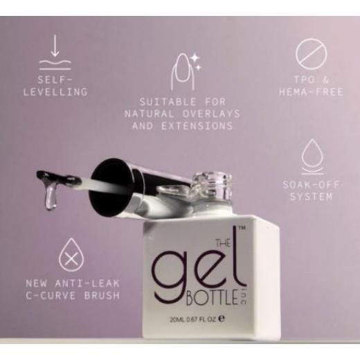 The GelBottle Inc - BIAB Gel Polish - Fibre Clear .67oz - Nail Extensions at Beyond Polish