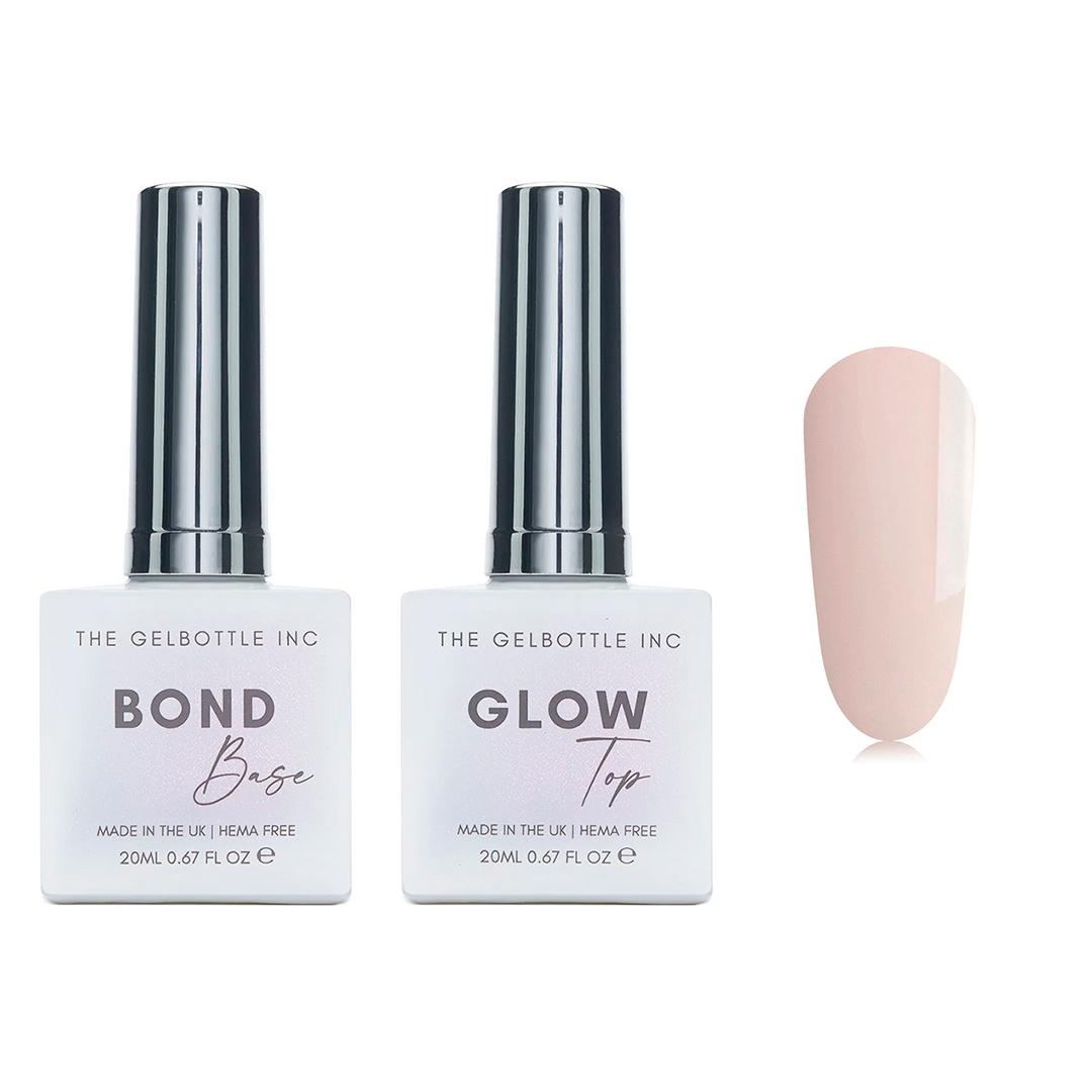 The GelBottle Inc - Gel Combo - Bond Base, Glow Top & Hema-Free Paint - Almond - Gel Polish at Beyond Polish