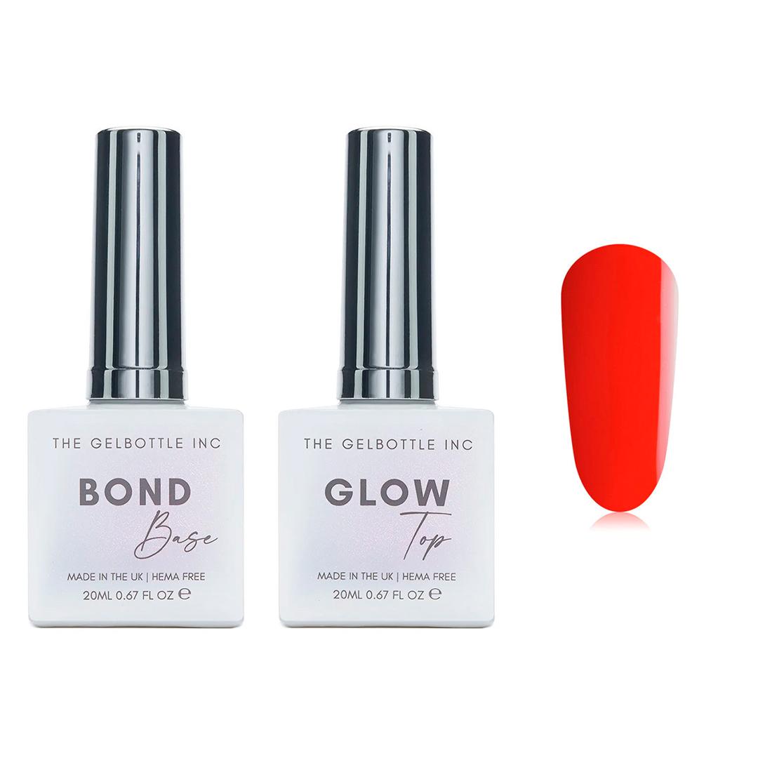 The GelBottle Inc - Gel Combo - Bond Base, Glow Top & Hema-Free Paint - Candy - Gel Polish at Beyond Polish
