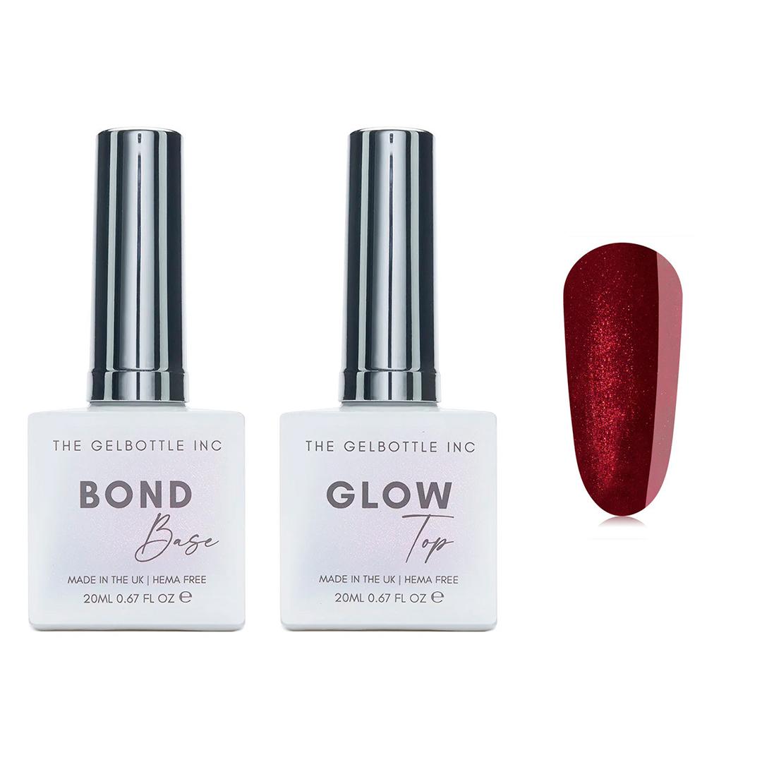 The GelBottle Inc - Gel Combo - Bond Base, Glow Top & Hema-Free Paint - French Kiss - Gel Polish at Beyond Polish