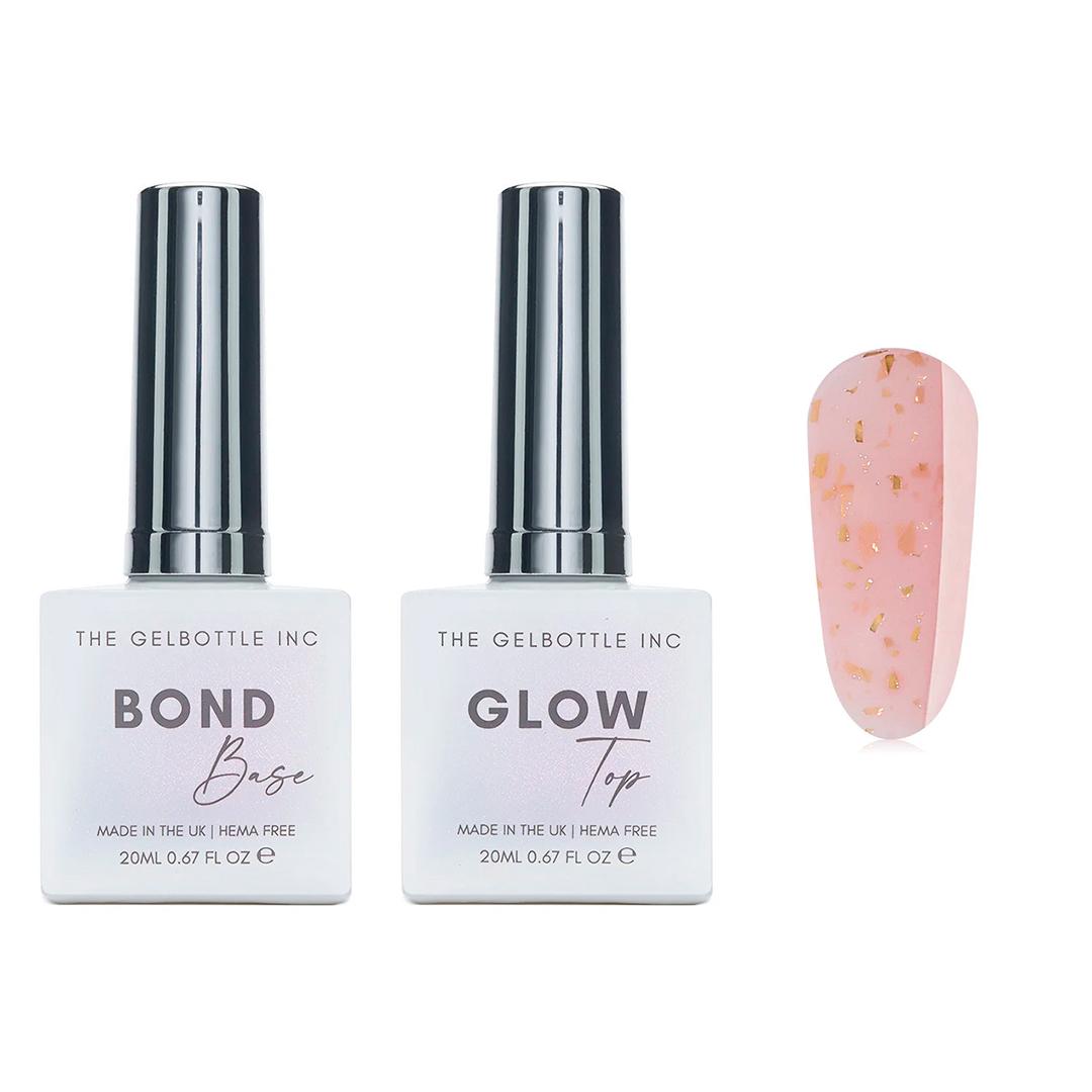 The GelBottle Inc - Gel Combo - Bond Base, Glow Top & Hema-Free Paint - Janes Jewels - Gel Polish at Beyond Polish