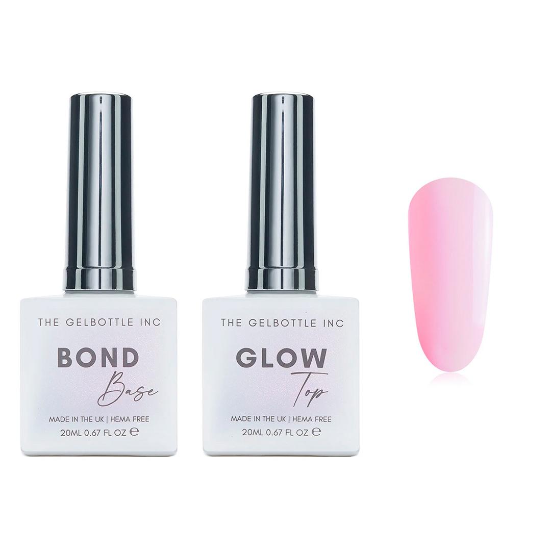 The GelBottle Inc - Gel Combo - Bond Base, Glow Top & Hema-Free Paint - June - Gel Polish at Beyond Polish