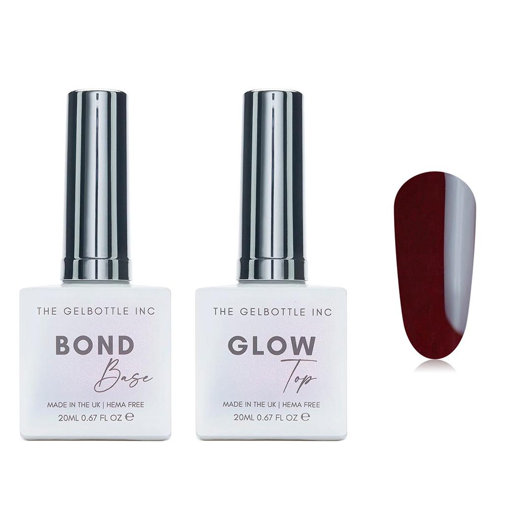 The GelBottle Inc - Gel Combo - Bond Base, Glow Top & Hema-Free Paint - Manhattan - Gel Polish at Beyond Polish