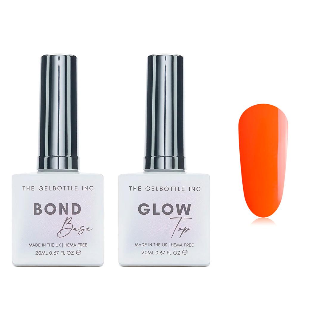 The GelBottle Inc - Gel Combo - Bond Base, Glow Top & Hema-Free Paint - Mimosa - Gel Polish at Beyond Polish