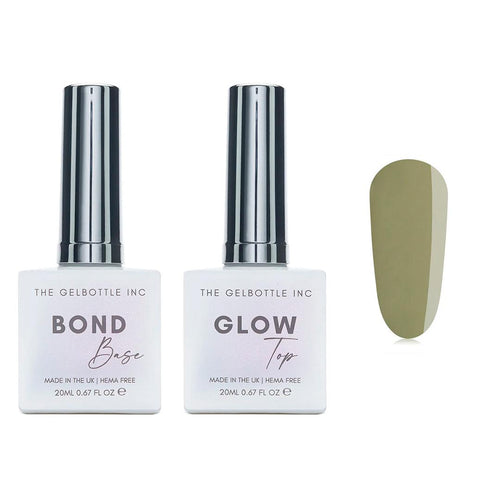 The GelBottle Inc - Gel Combo - Bond Base, Glow Top & Hema-Free Paint - Savage