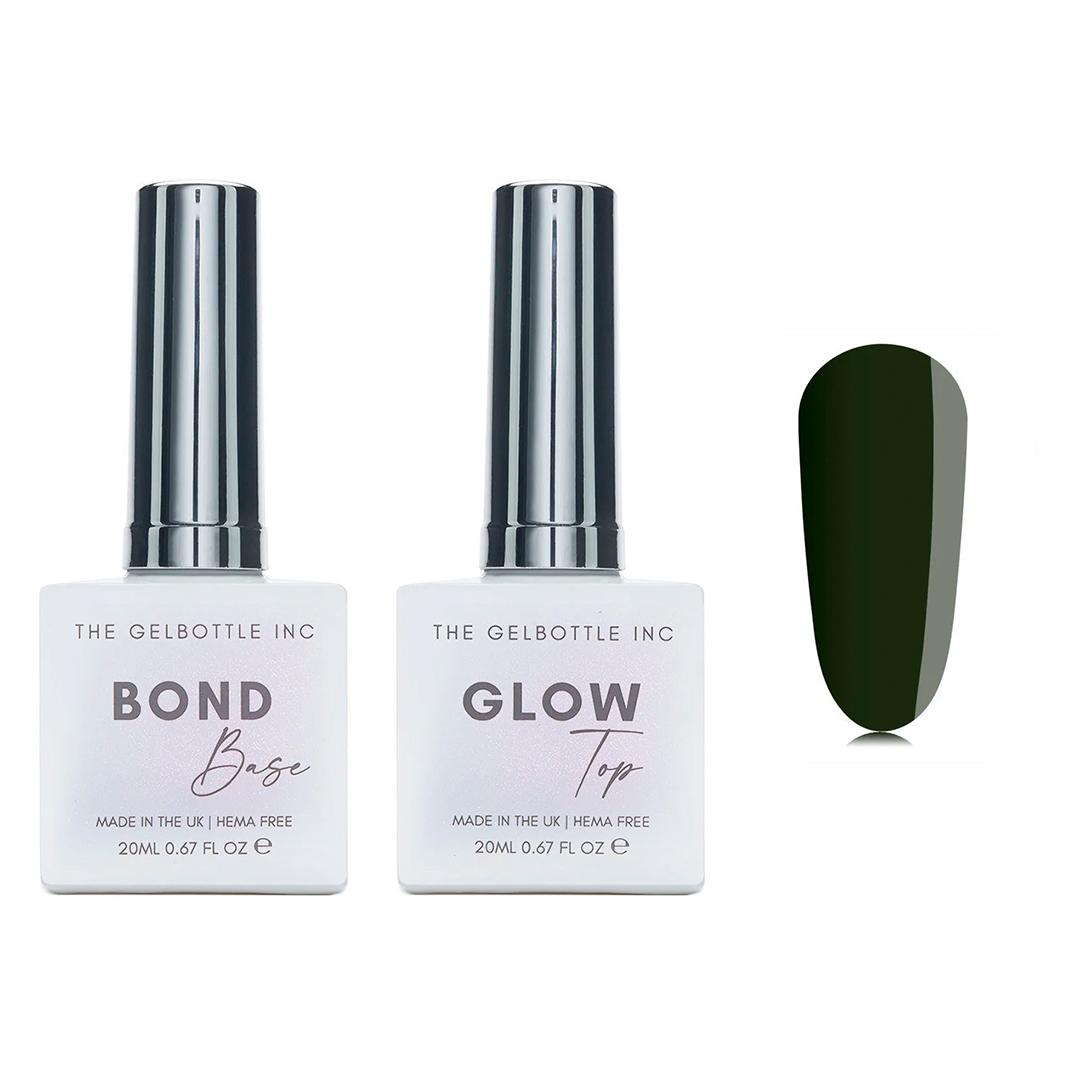 The GelBottle Inc - Gel Combo - Bond Base, Glow Top & Hema-Free Paint - Secret Entrance - Gel Polish at Beyond Polish
