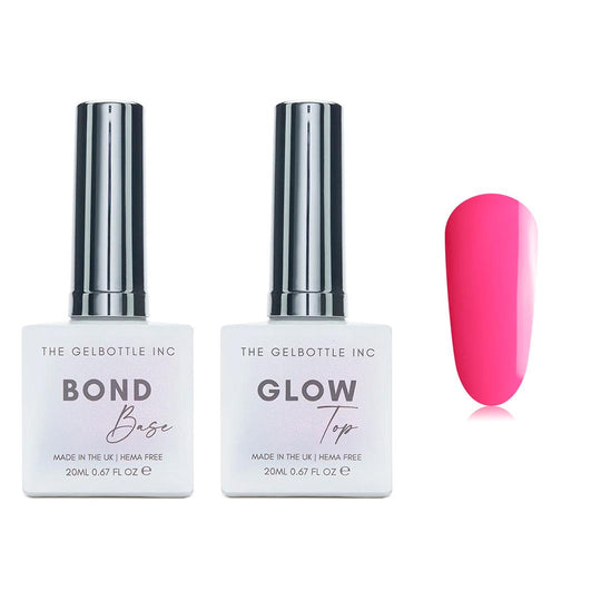 The GelBottle Inc - Gel Combo - Bond Base, Glow Top & Hema-Free Paint - Single Wink - Gel Polish at Beyond Polish