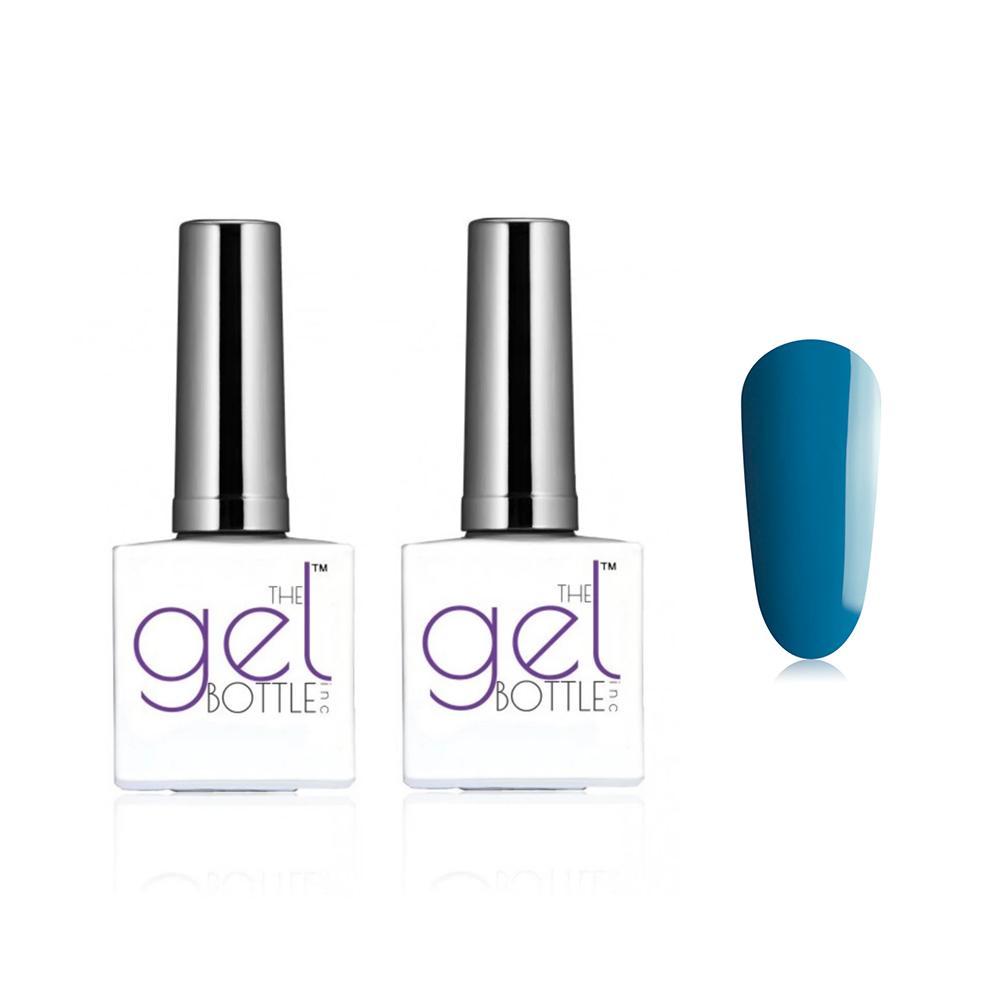 The GelBottle Inc - Gel Combo - Rubber Base, Extreme Shine Top & Cambridge Blue - Gel Polish at Beyond Polish