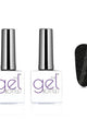 The GelBottle Inc - Gel Combo - Rubber Base, Extreme Shine Top & Carbon Cat Eye - Gel Polish at Beyond Polish