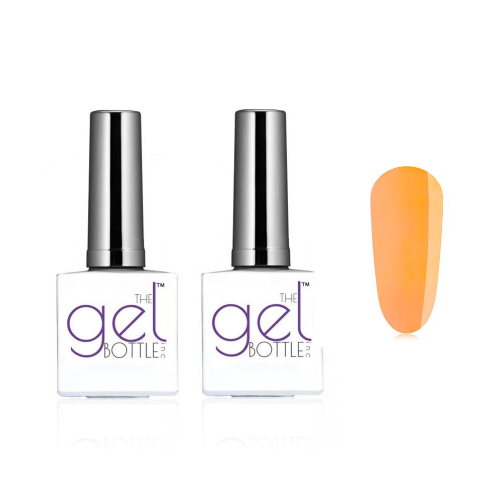 The GelBottle Inc - Gel Combo - Rubber Base, Extreme Shine Top & Orange Princess - Gel Polish at Beyond Polish