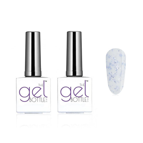 The GelBottle Inc - Gel Combo - Rubber Base, Extreme Shine Top & Something Blue