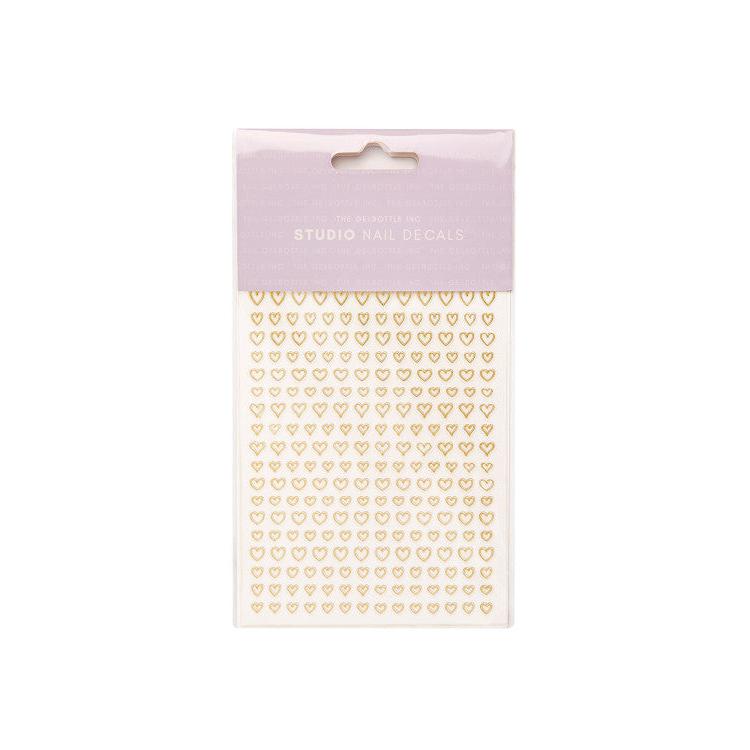 The GelBottle Inc - Gold - Heart Outlines Stickers - Nail Art at Beyond Polish
