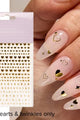 The GelBottle Inc - Gold - Heart & Twinkles Stickers - Nail Art at Beyond Polish