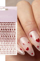 The GelBottle Inc - Red - Heart & Twinkles Stickers - Nail Art at Beyond Polish