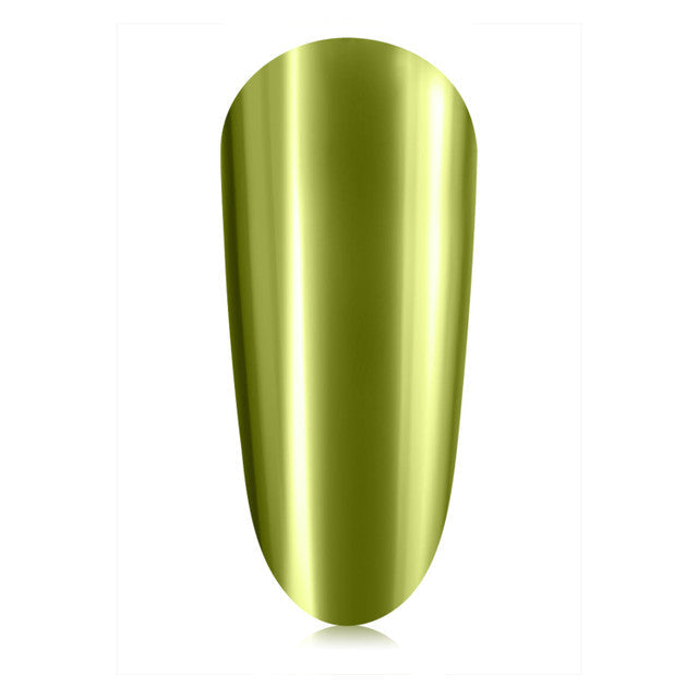 The GelBottle Inc - Studio Effects - Lime Chrome Pigment - Nail Art at Beyond Polish