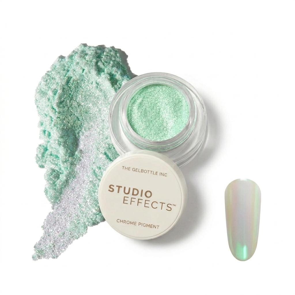 The GelBottle Inc - Studio Effects - Lustre Chrome Pigment - Nail Art at Beyond Polish