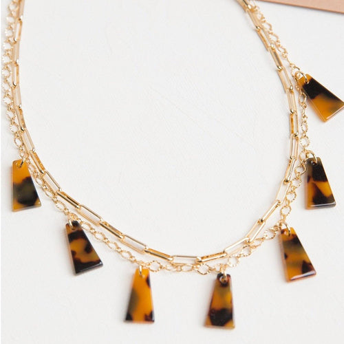 Tortoise Layered Necklace