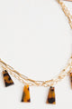 Tortoise Layered Necklace - Necklaces at Beyond Polish