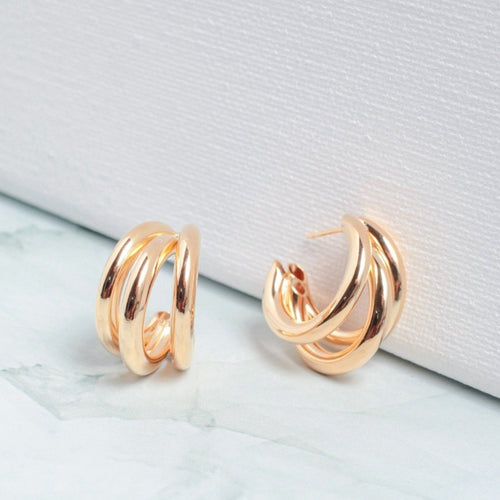 Triple Hoop Earrings