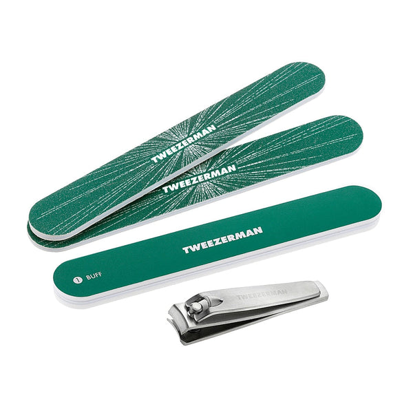 ♡ミント♡ Tweezerman - Emerald Shimmer Manicure Kit - #4295R - Green