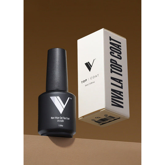 V Beauty Pure - Non Wipe Gel Top Coat - Top & Base Coats at Beyond Polish