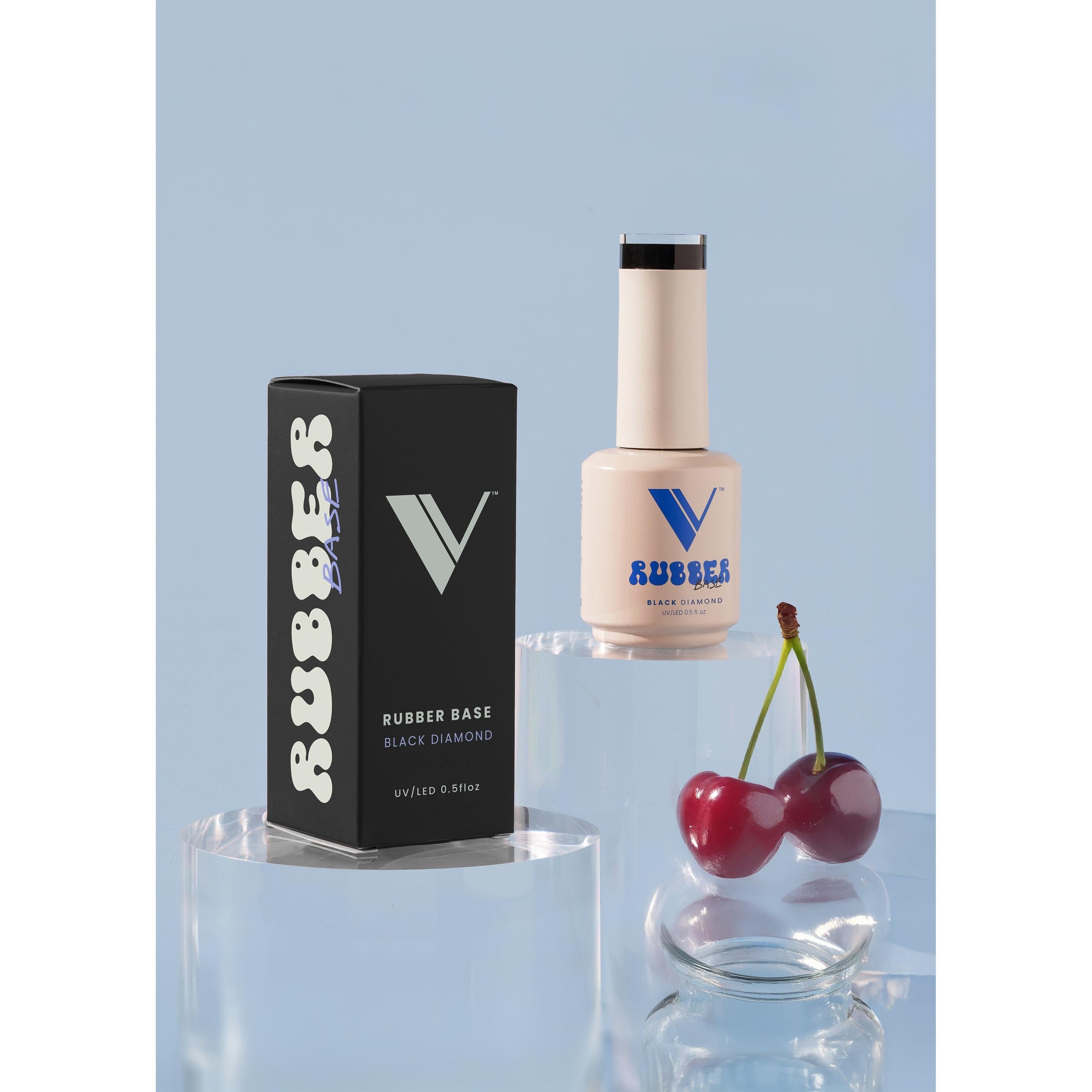 V Beauty Pure - Rubber Base - Black Diamond - Gel Polish at Beyond Polish