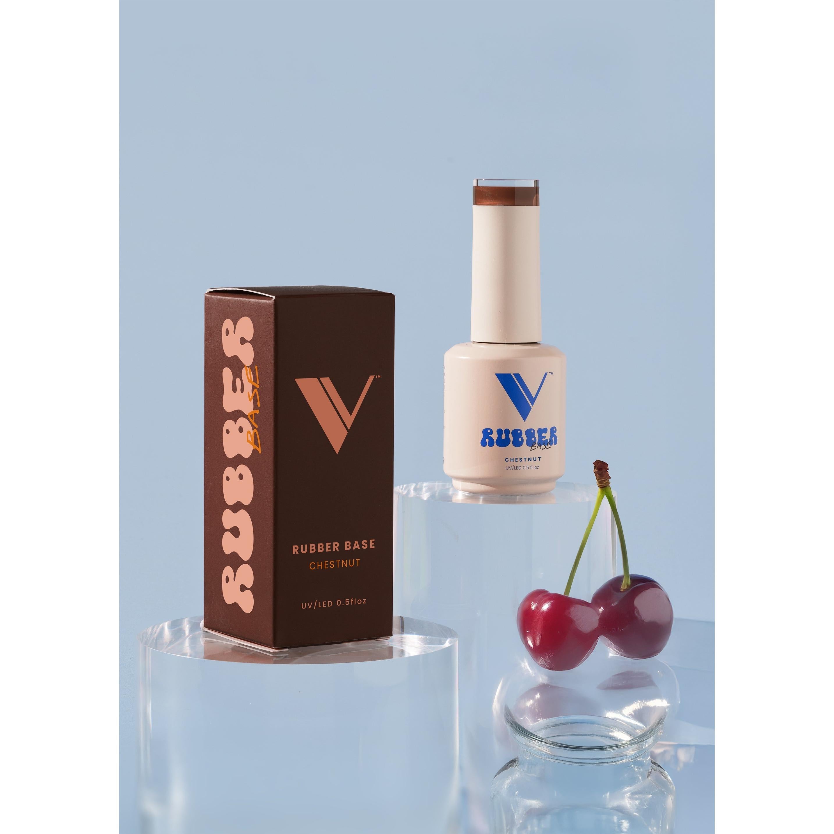 V Beauty Pure - Rubber Base - Chestnut - Gel Polish at Beyond Polish