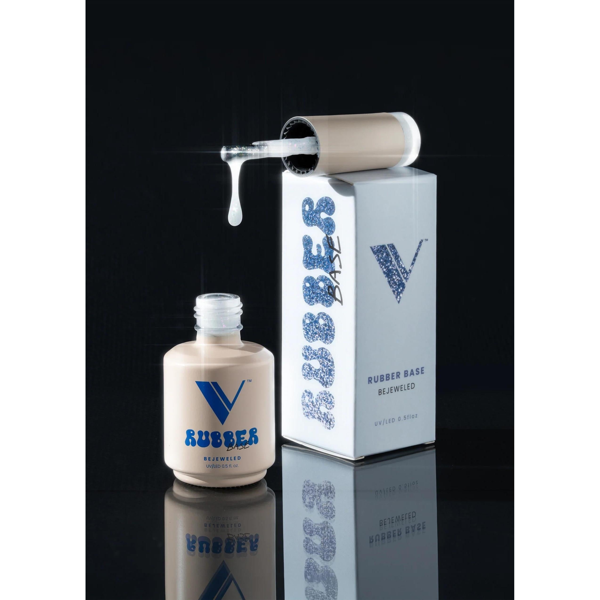 V Beauty Pure - Rubber Base - Glitter Addiction Collection - Gel Polish at Beyond Polish