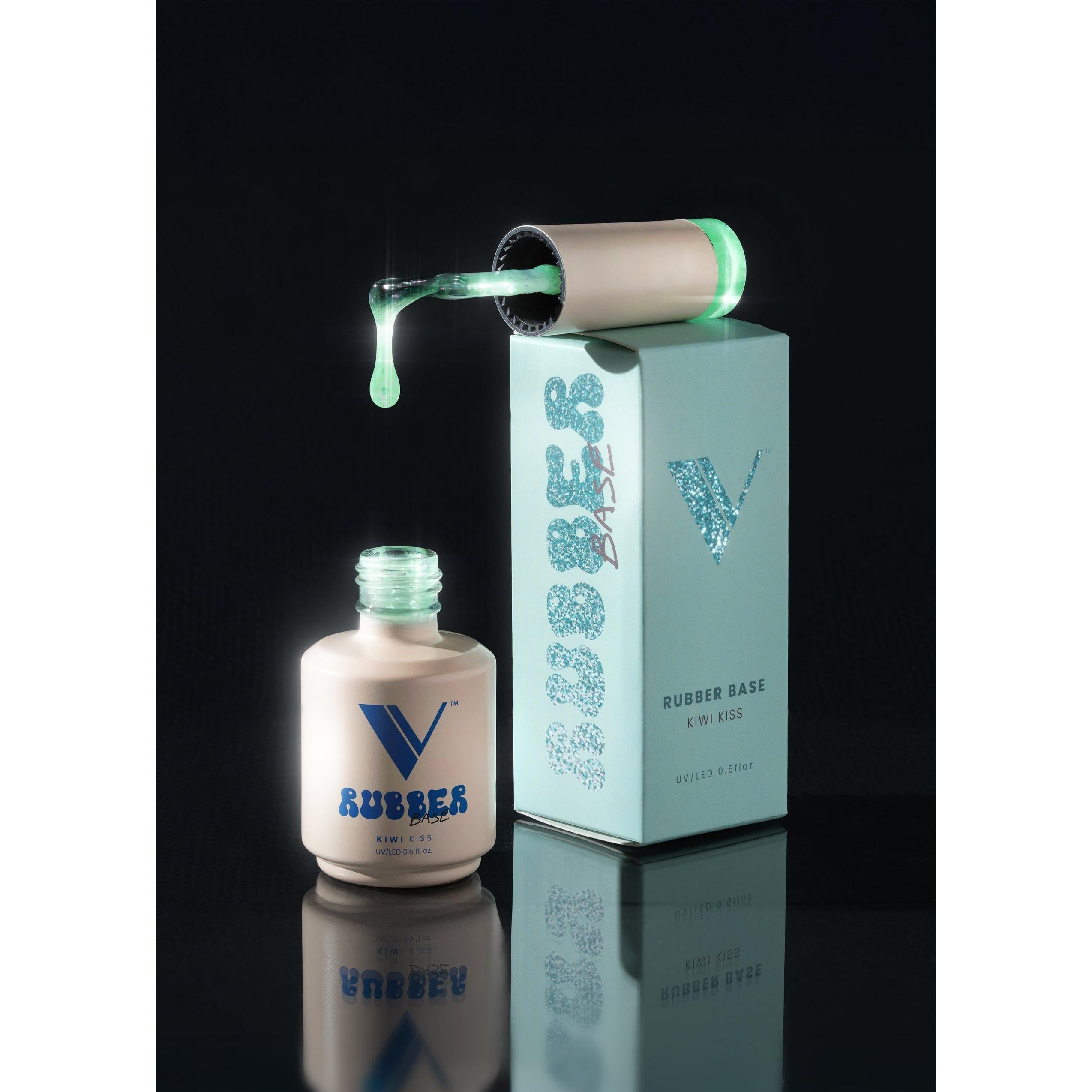 V Beauty Pure - Rubber Base - Kiwi Kiss - Gel Polish at Beyond Polish