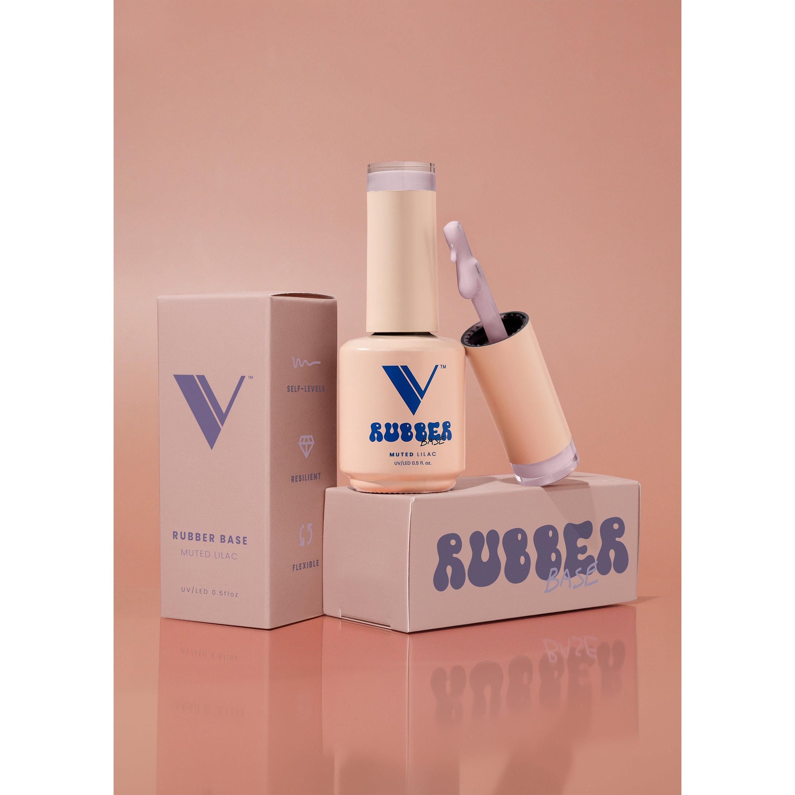 V Beauty Pure - Rubber Base - Muted Lilac - Gel Polish at Beyond Polish
