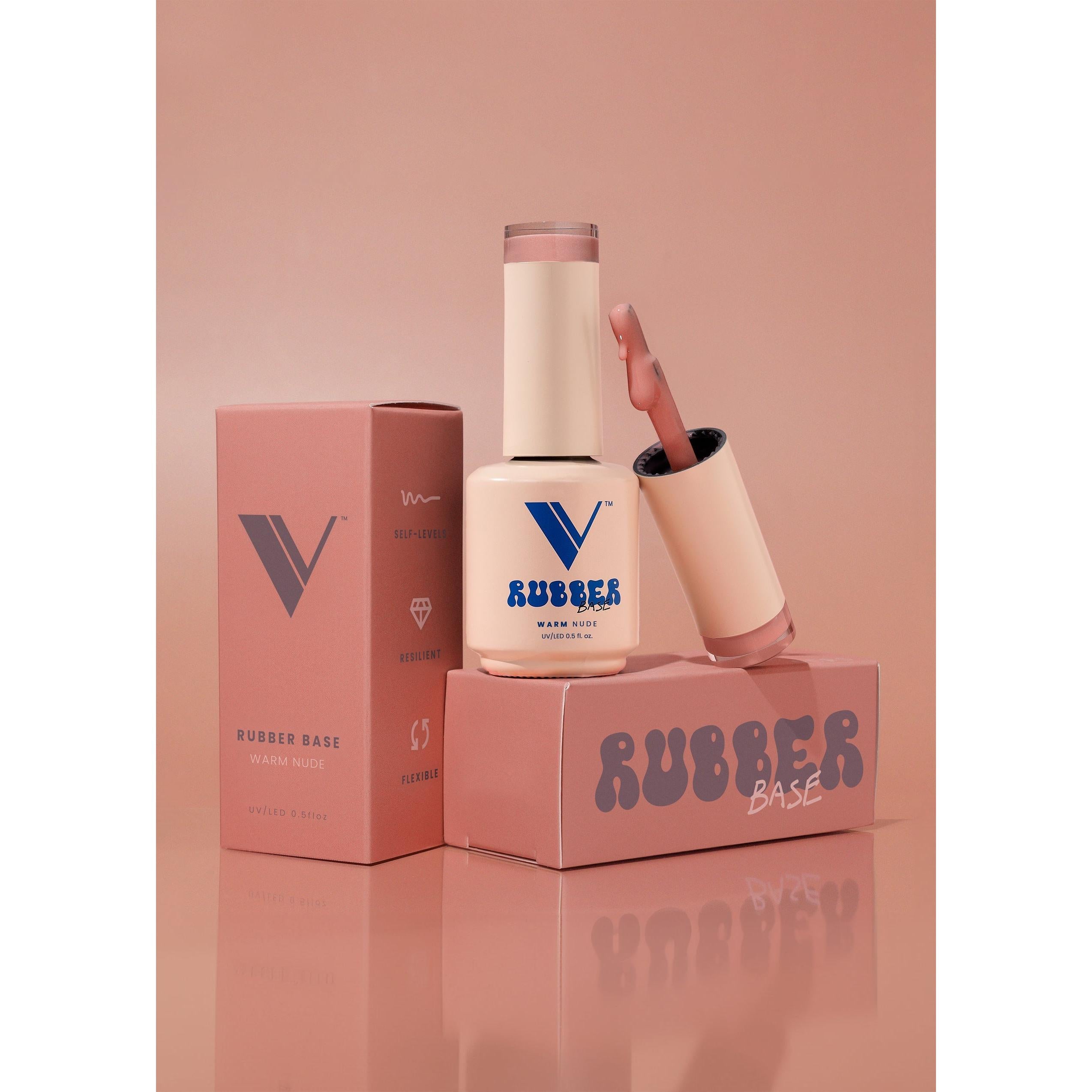 V Beauty Pure - Rubber Base - Warm Nude - Gel Polish at Beyond Polish