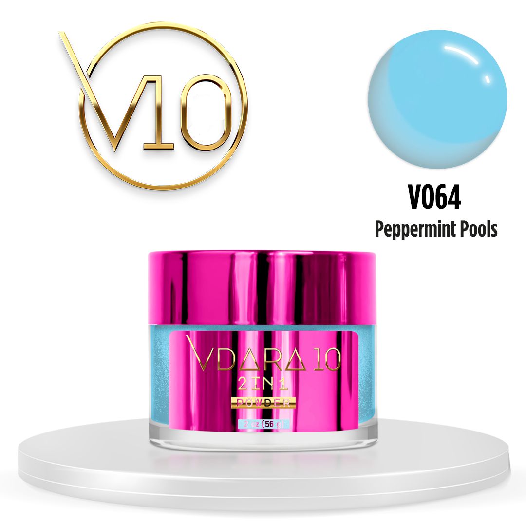 Vdara10 - Dip Powder - Peppermint Pools 2oz - Dipping Powder at Beyond Polish