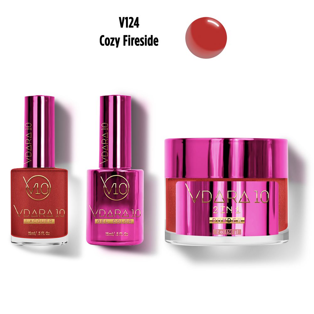 Vdara10 - Duo & Dip Combo - Cozy Fireside - Gel, Lacquer & Dip at Beyond Polish