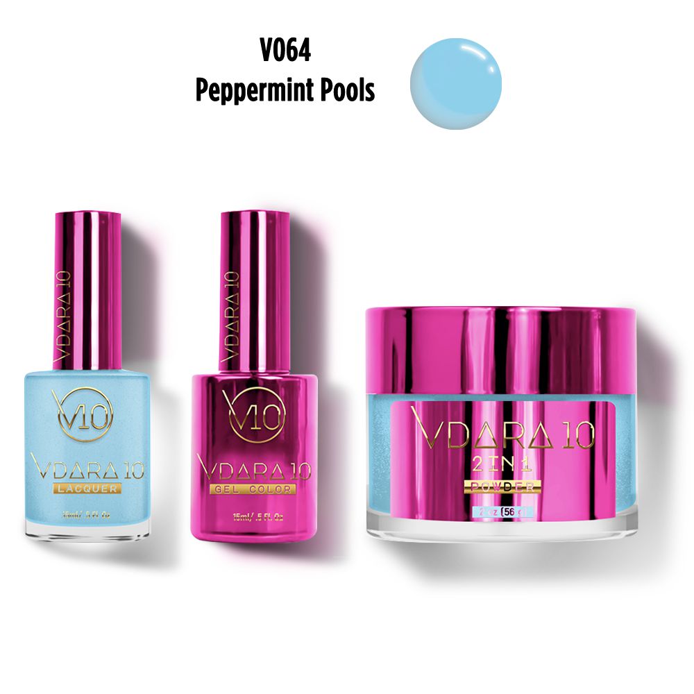 Vdara10 - Duo & Dip Combo - Peppermint Pools - Gel, Lacquer & Dip at Beyond Polish