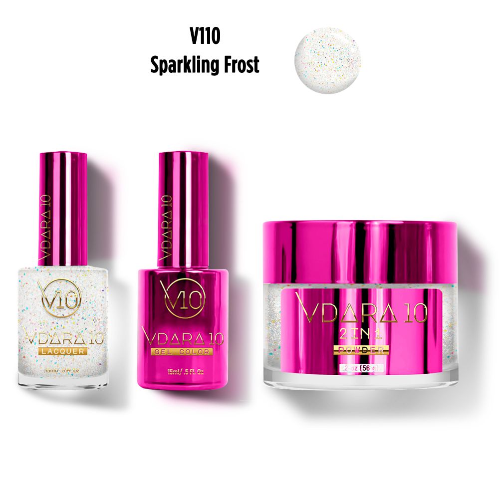 Vdara10 - Duo & Dip Combo - Sparkling Frost - Gel, Lacquer & Dip at Beyond Polish