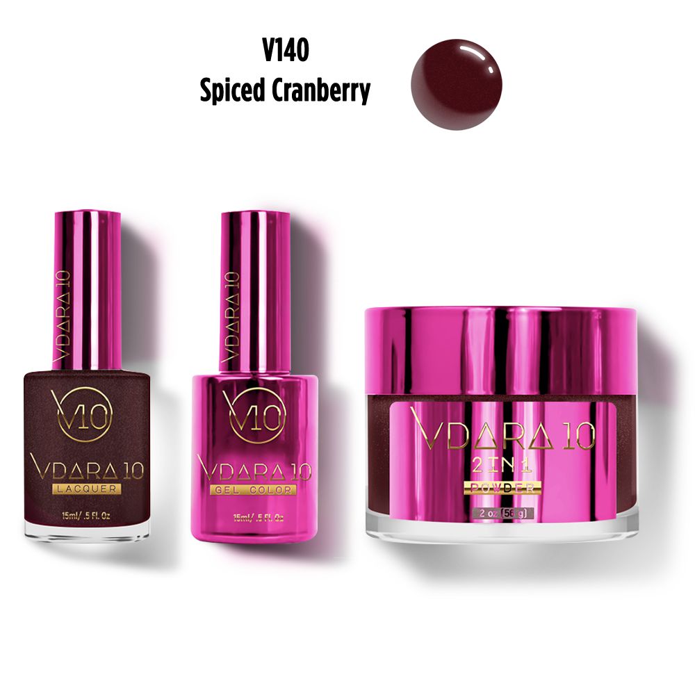 Vdara10 - Duo & Dip Combo - Spiced Cranberry - Gel, Lacquer & Dip at Beyond Polish