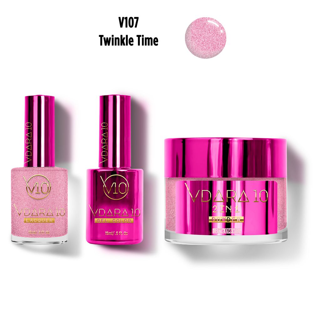 Vdara10 - Duo & Dip Combo - Twinkle Time - Gel, Lacquer & Dip at Beyond Polish