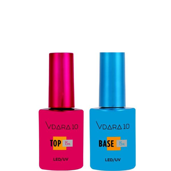 Vdara10 - Gel Combo - Top and Base 0.5 oz (2pcs) - Top & Base Coats at Beyond Polish