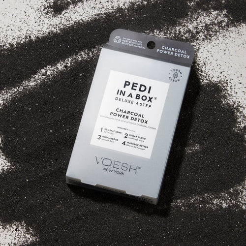 Voesh - Pedi in a Box Deluxe 4 Step - Charcoal Detox
