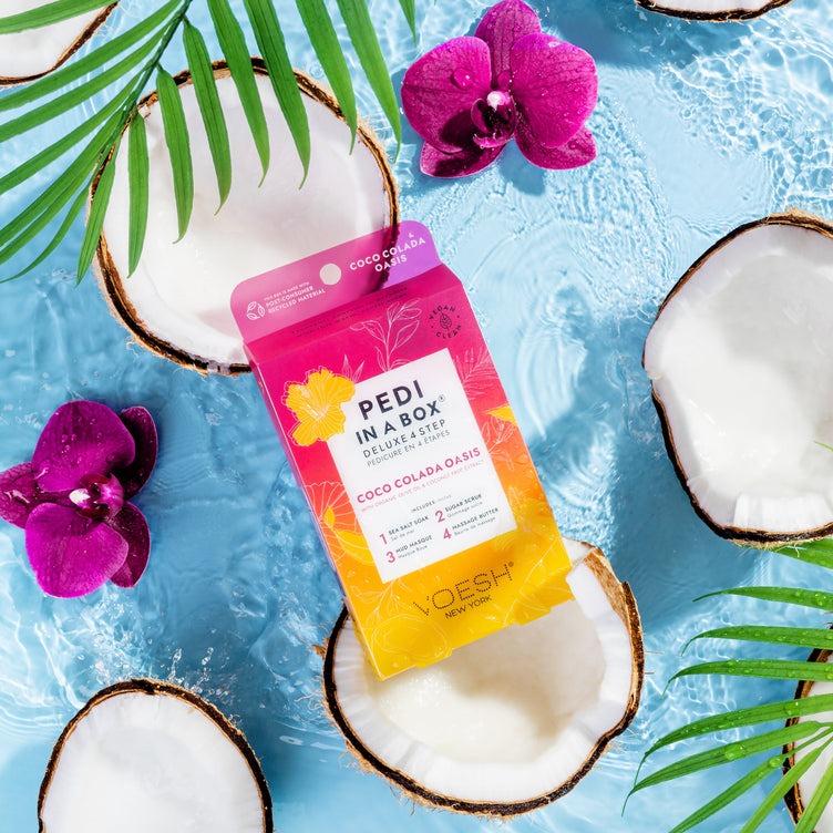 Voesh - Pedi in a Box Deluxe 4 Step - Coco Colada Oasis Trio - Body & Skin at Beyond Polish